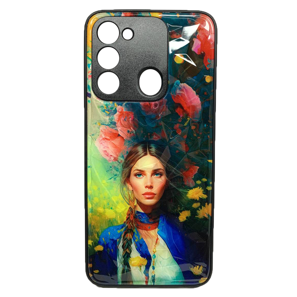 Накладка Prisma Ladies для Tecno Spark 8C/Go 2022 Квітуча Україна-0